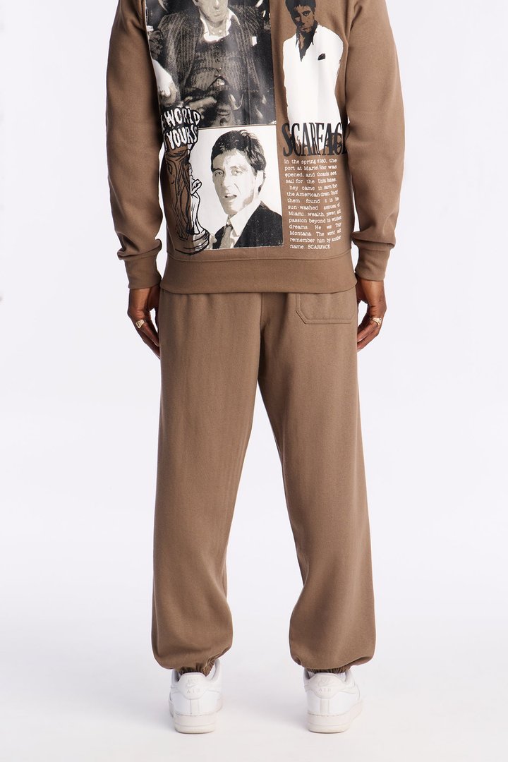 Scarface Tony Montana Jogger - Brown