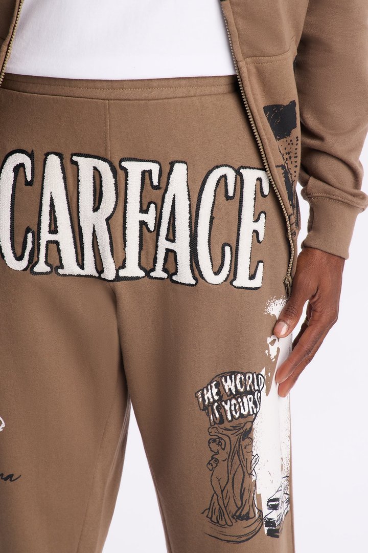 Scarface Tony Montana Jogger - Brown