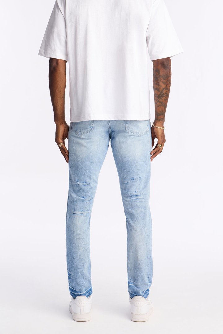 Skinny Distressed Thursday Jeans - Light Blue Wash