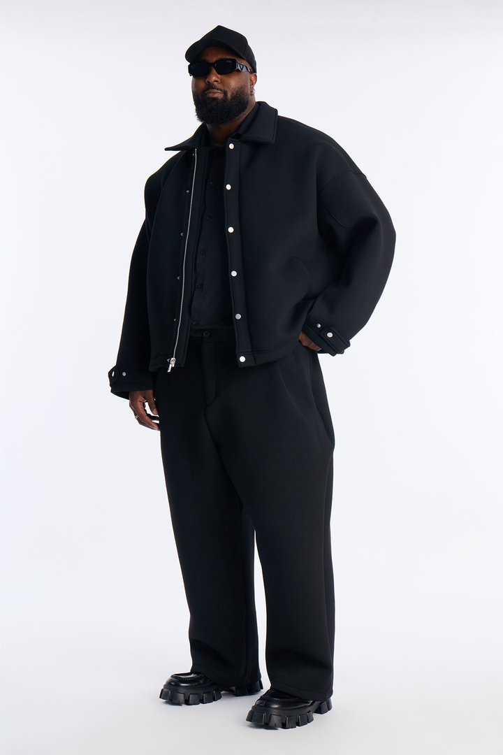 The Baggy Arclight Interlock Trouser - Black