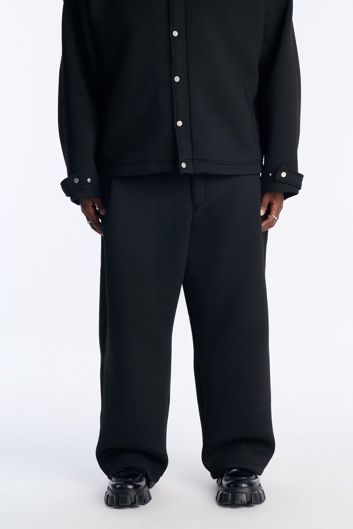 The Baggy Arclight Interlock Trouser - Black