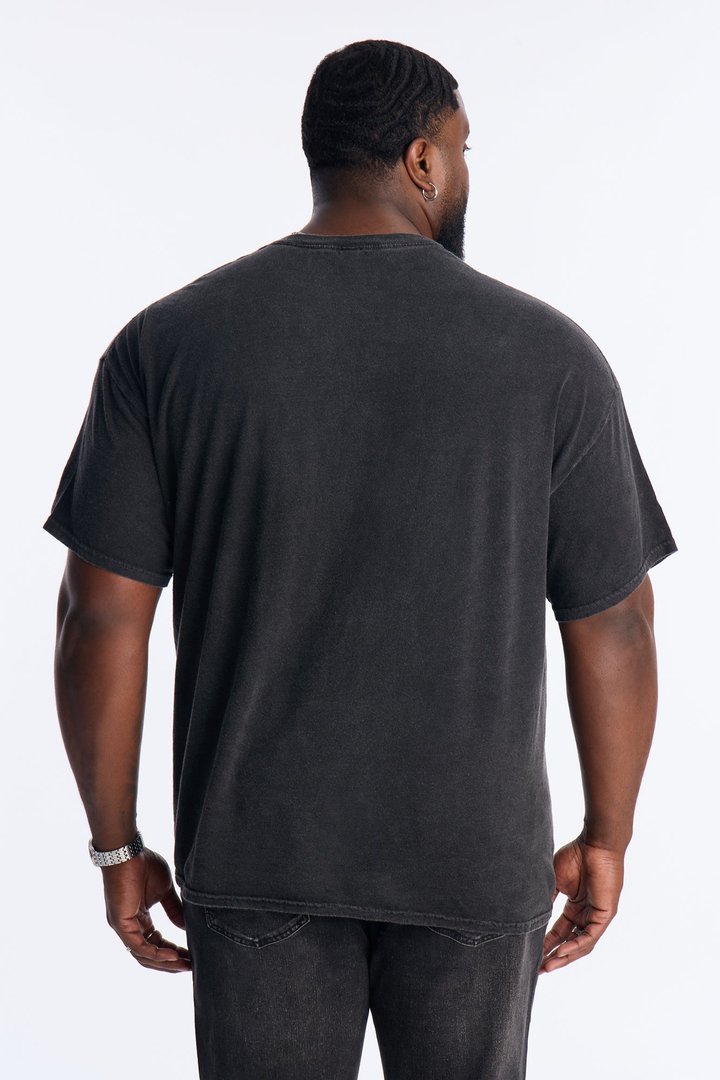 RIck Ross Vintage Washed Short Sleeve Tee - Black Wash
