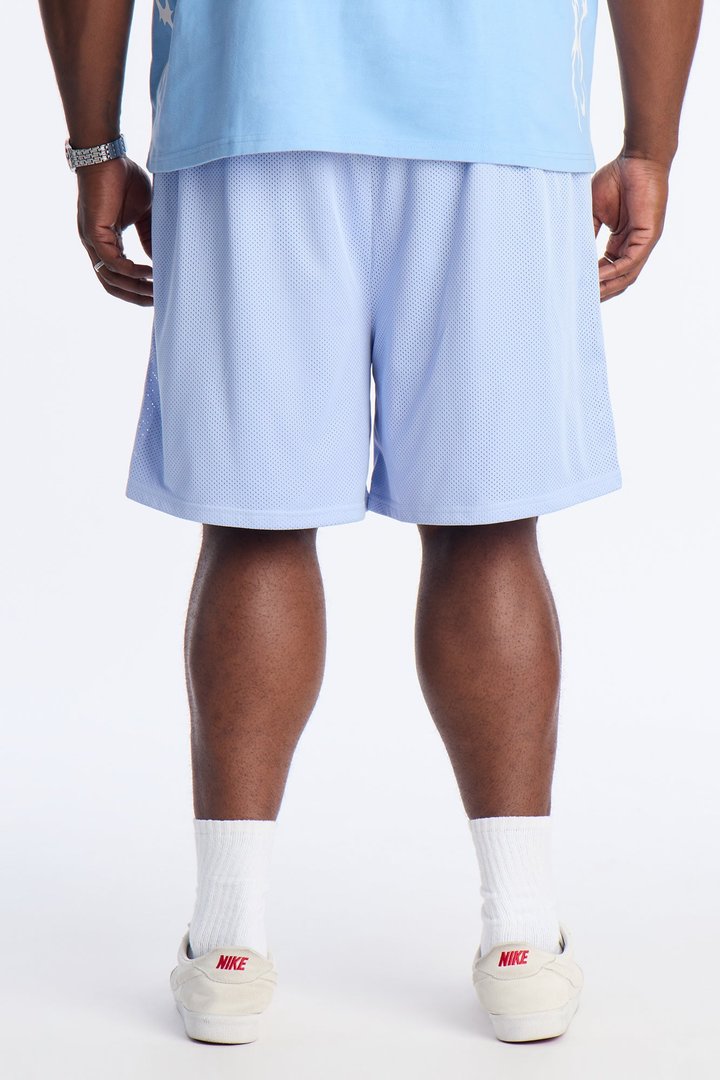 Midnight Anthem Graphic Mesh Short - Blue/combo