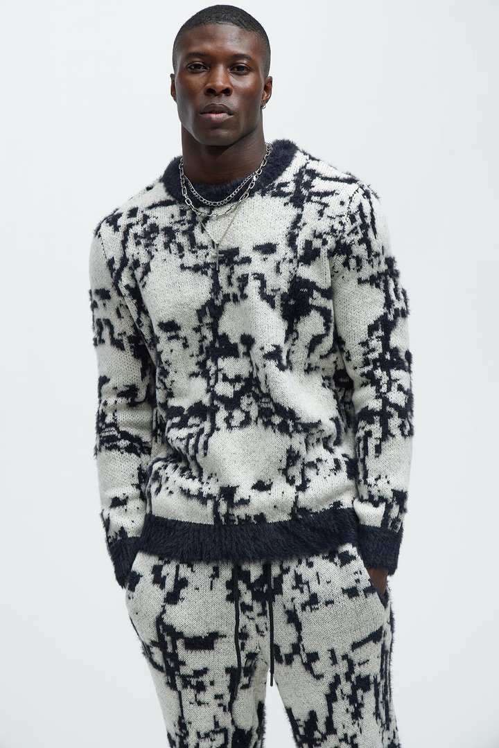 Sparrow Crewneck Sweater - Black
