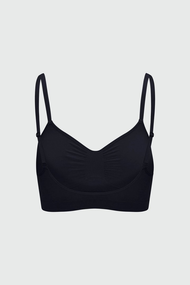 Nova Sculpt Seamless Strong Compression Bralette - Black