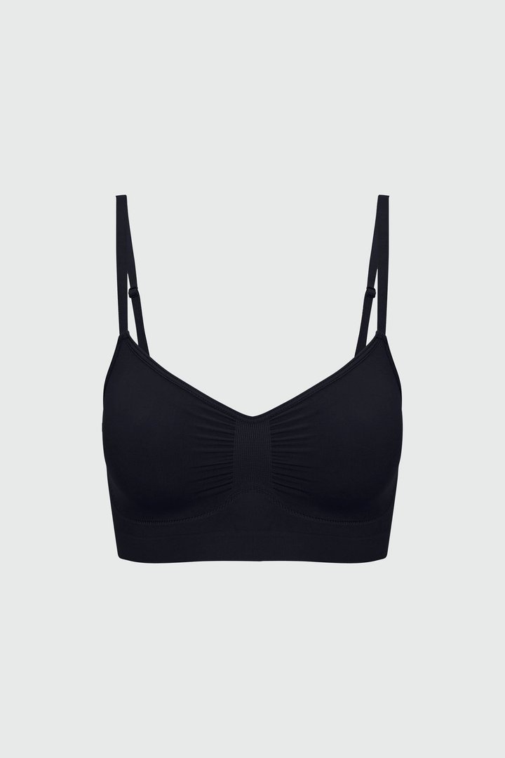 Nova Sculpt Seamless Strong Compression Bralette - Black