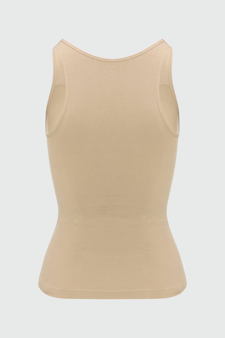 Nova Sculpt Seamless Strong Compression Shaping Tank - Sand