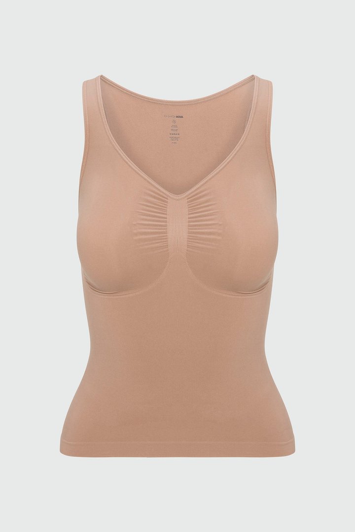 Nova Sculpt Seamless Strong Compression Shaping Tank - Nude