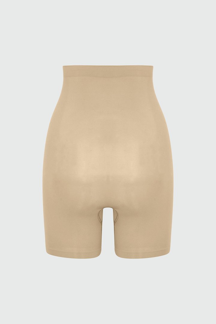Nova Sculpt Seamless Strong Compression Thigh Shaper - Sand