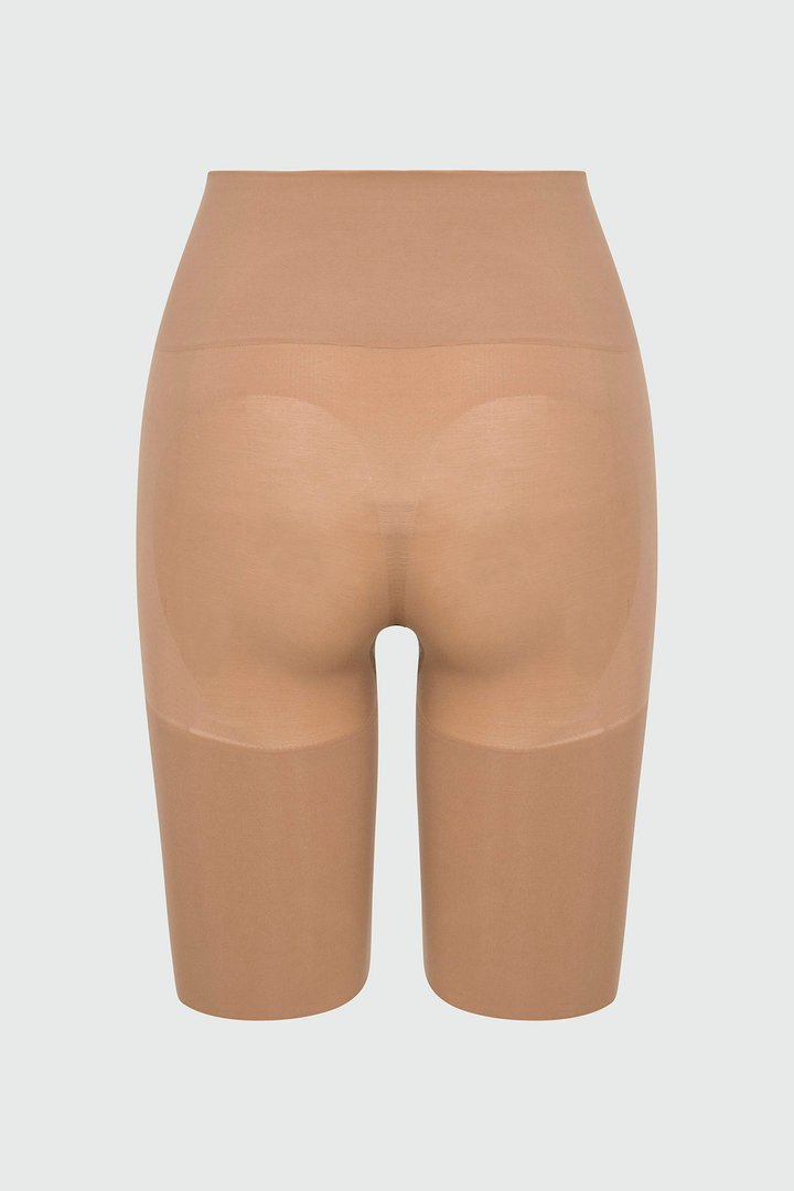 Nova Sculpt Seamless Strong Compression Butt Lifting Thigh Shaper - Nude