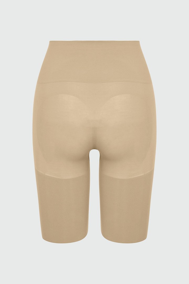 Nova Sculpt Seamless Strong Compression Butt Lifting Thigh Shaper - Sand