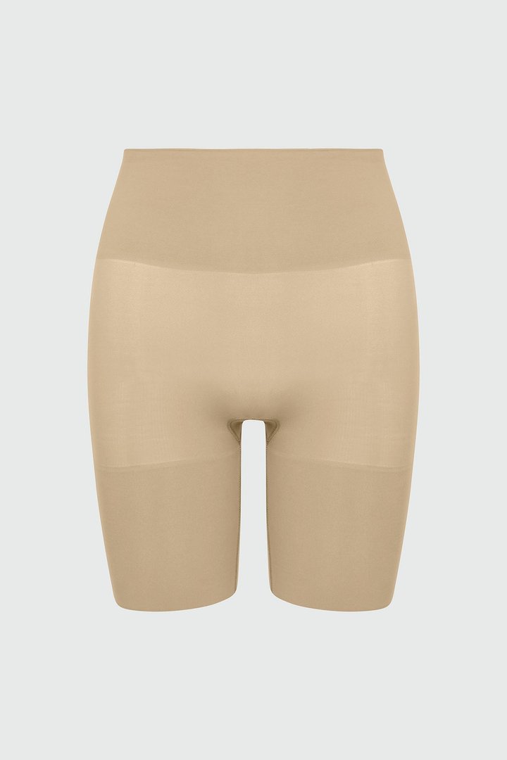 Nova Sculpt Seamless Strong Compression Butt Lifting Thigh Shaper - Sand