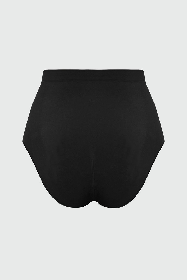 Nova Sculpt Seamless Strong Compression Mid Waist Brief - Black
