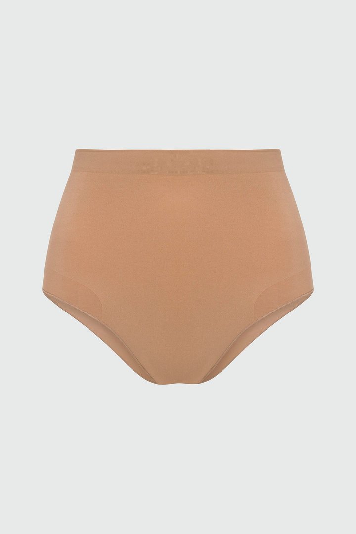 Nova Sculpt Seamless Strong Compression Mid Waist Brief - Nude