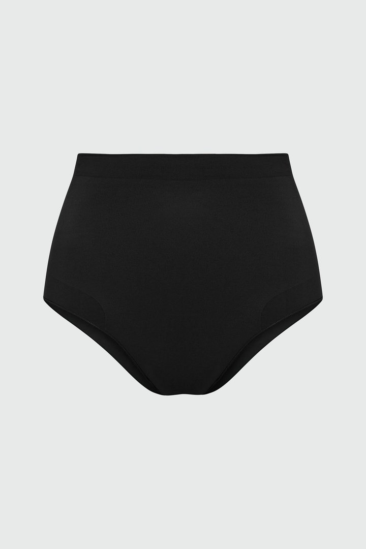 Nova Sculpt Seamless Strong Compression Mid Waist Brief - Black