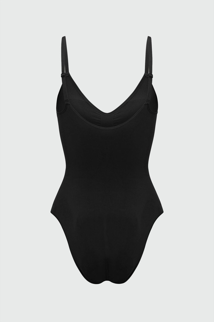 Nova Sculpt Seamless Strong Compression Brief Bodysuit - Black