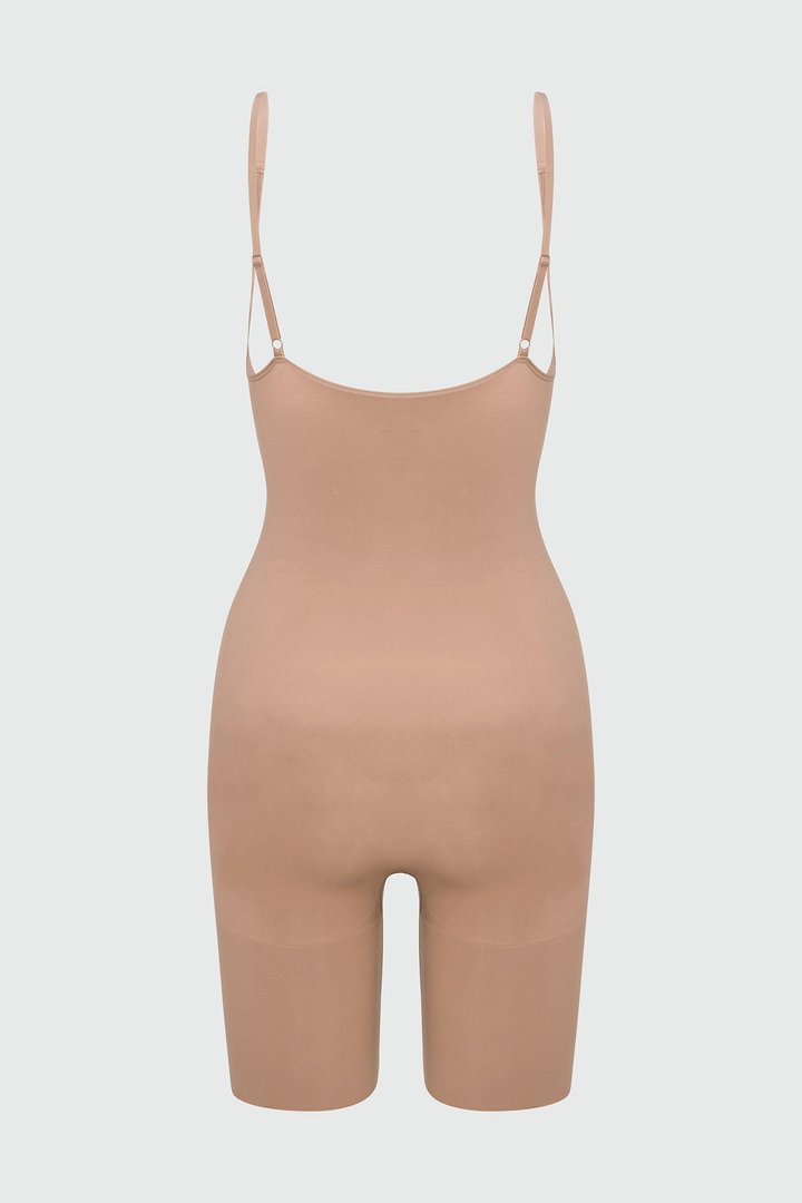 Nova Sculpt Seamless Strong Compression Butt Lifting Bodysuit - Nude