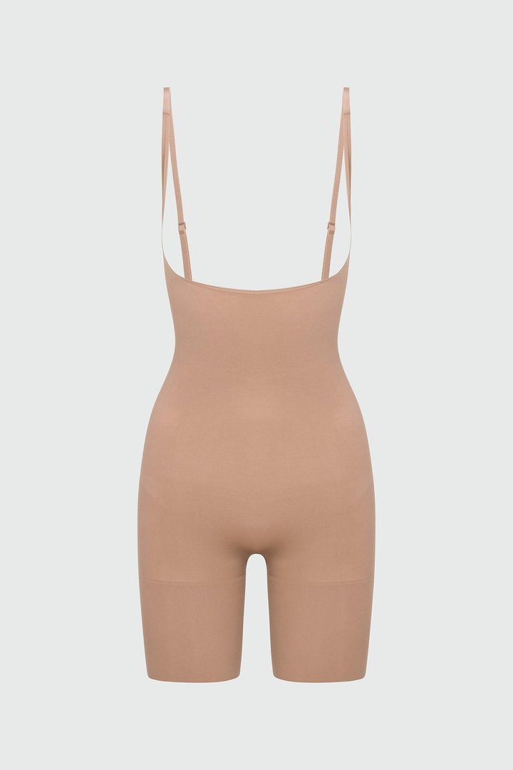 Nova Sculpt Seamless Strong Compression Butt Lifting Bodysuit - Nude