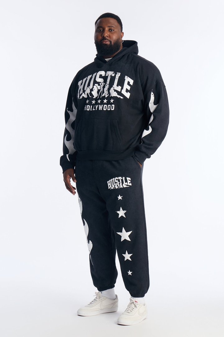 Hustle Hollywood Jogger - Black