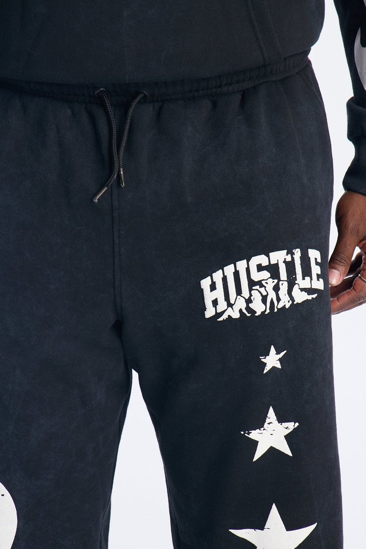 Hustle Hollywood Jogger - Black