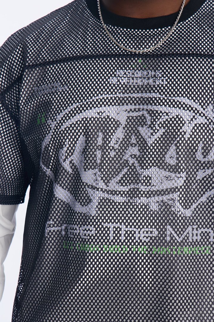 Free The Mind Layered Tee - Black