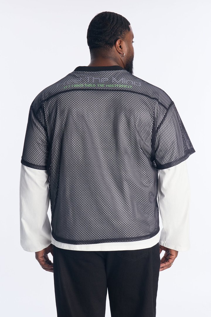 Free The Mind Layered Tee - Black