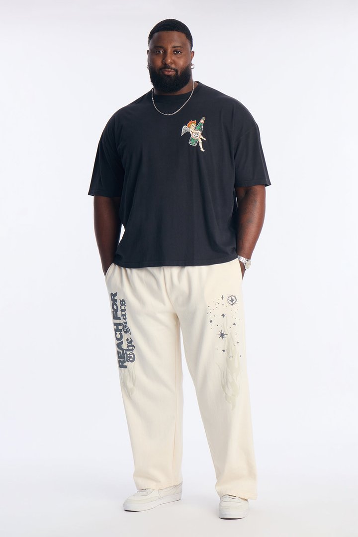 Reach For The Stars Sweatpants - Cream