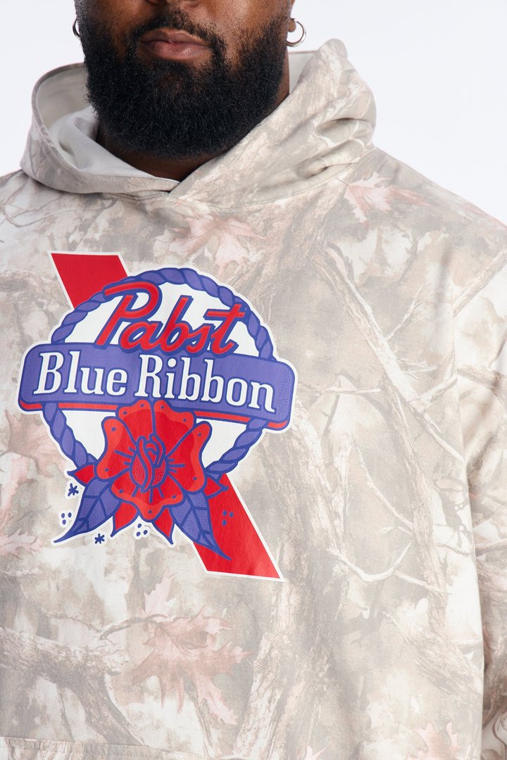 Pabst Blue Ribbon Hoodie - Camouflage