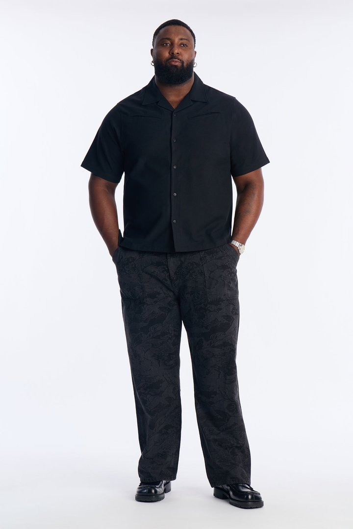 Frontier Fit Button Up Shirt - Black