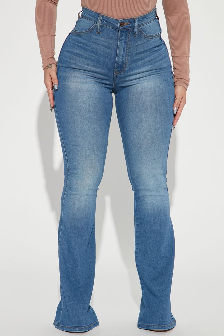Deep In My Soul Flare Jeans - Light Wash