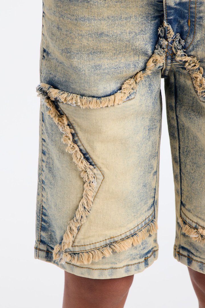 Mini Stardom Denim Shorts - Vintage Wash