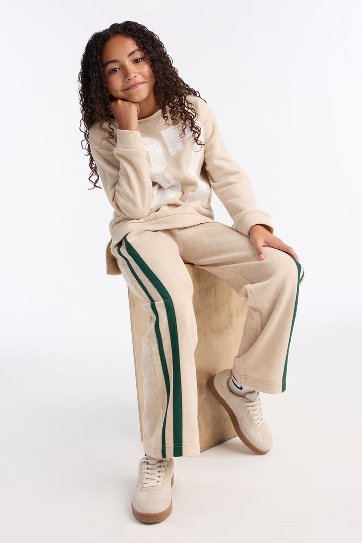 Mini Eighty Seven Fleece Pant Set - Oatmeal