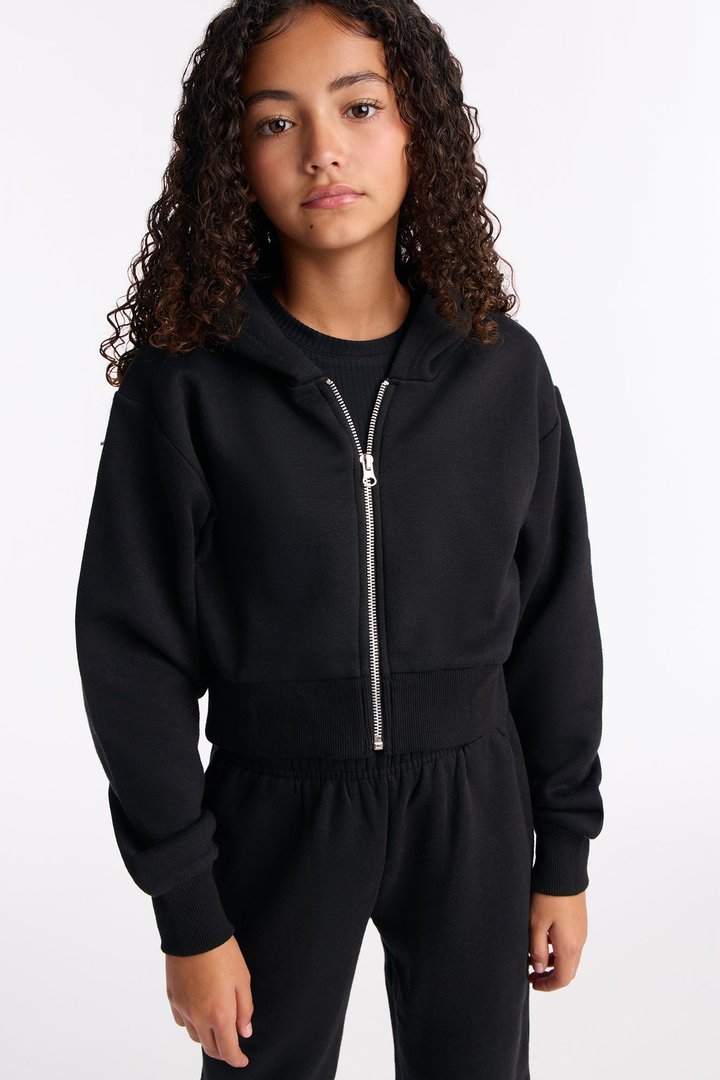 Mini Brianna Jogger Pant Set - Black