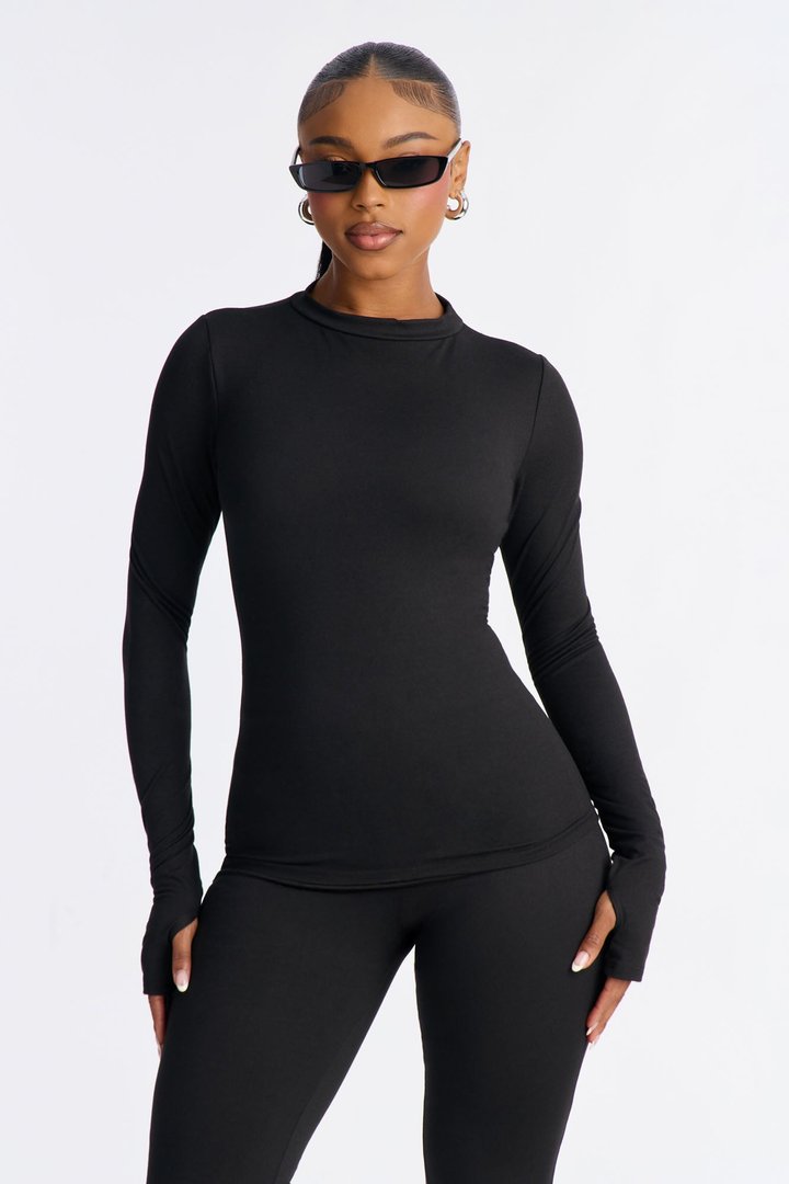 Kacey Footed Legging Set - Black