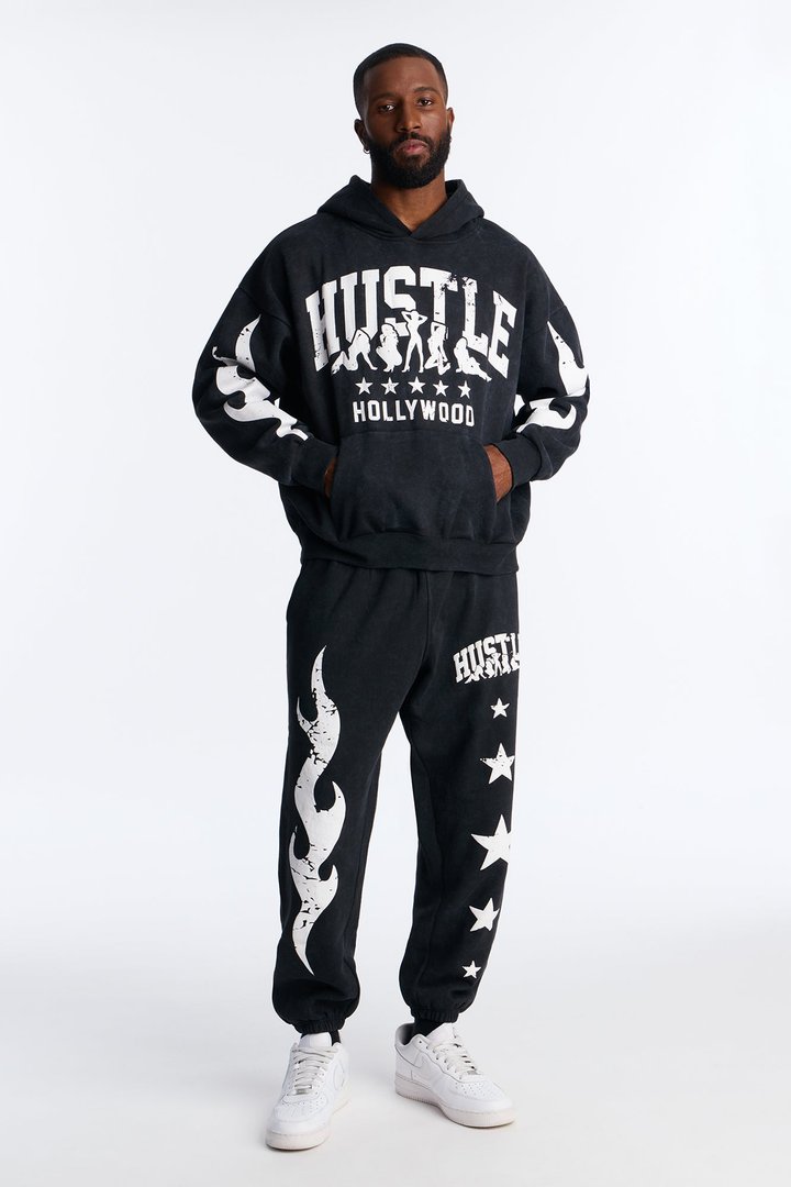 Hustle Hollywood Jogger - Black