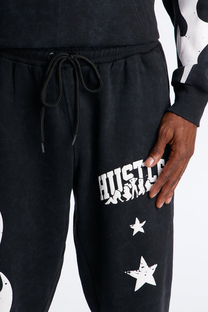 Hustle Hollywood Jogger - Black