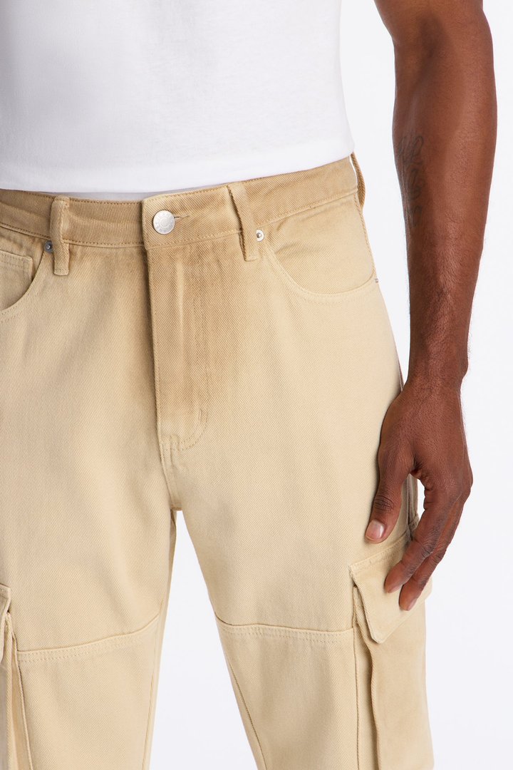 Slim Easy Days Cargo Jean - Khaki