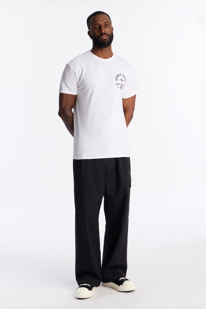 Spark The Flame Short Sleeve Tee - White