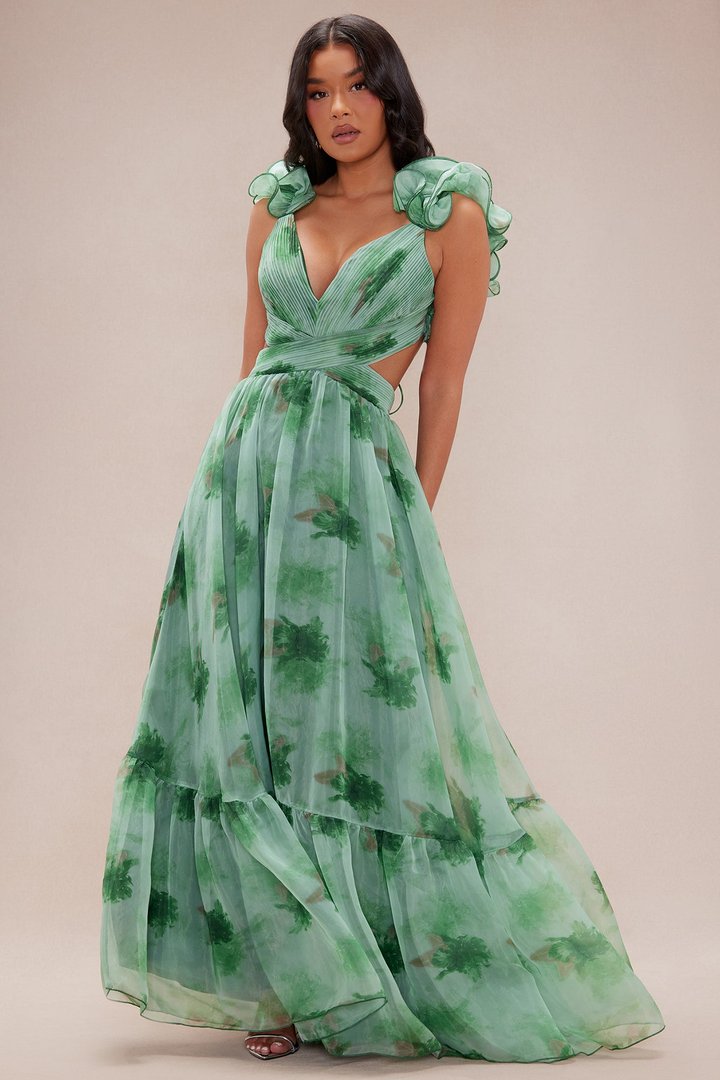 Runaway With You Gown - Sage