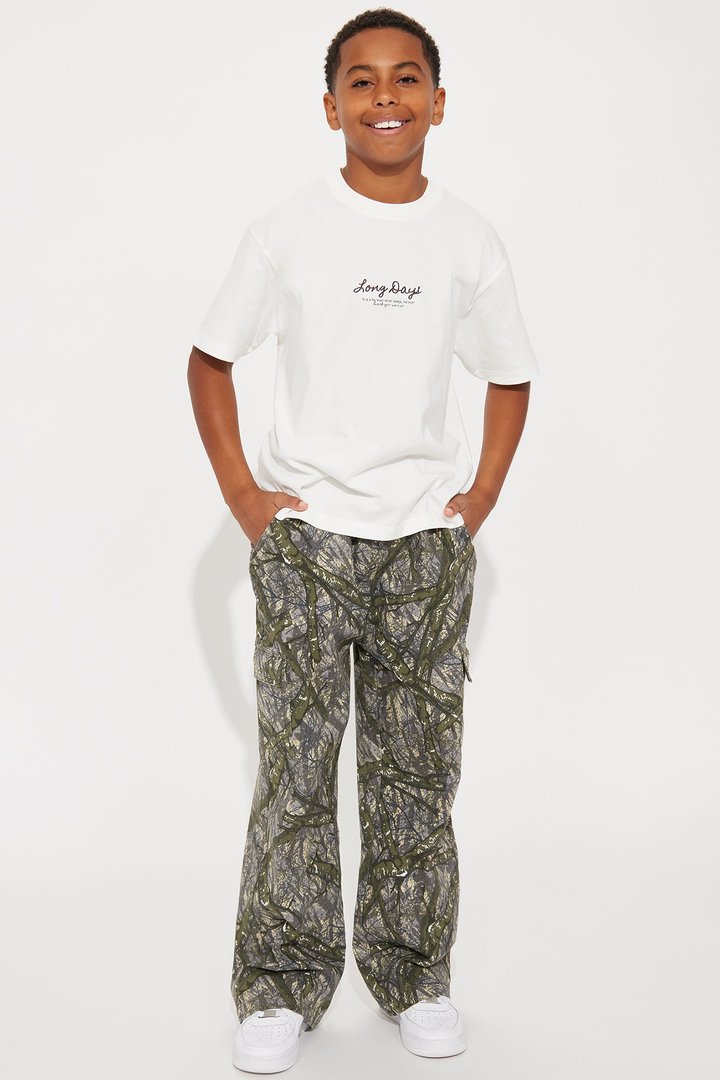 Mini Long Days Tee - White