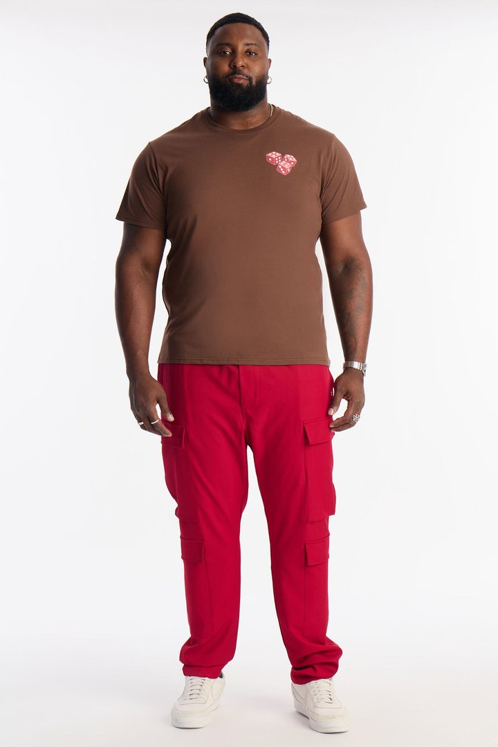 Fearless Risk Takers Short Sleeve Tee - Brown