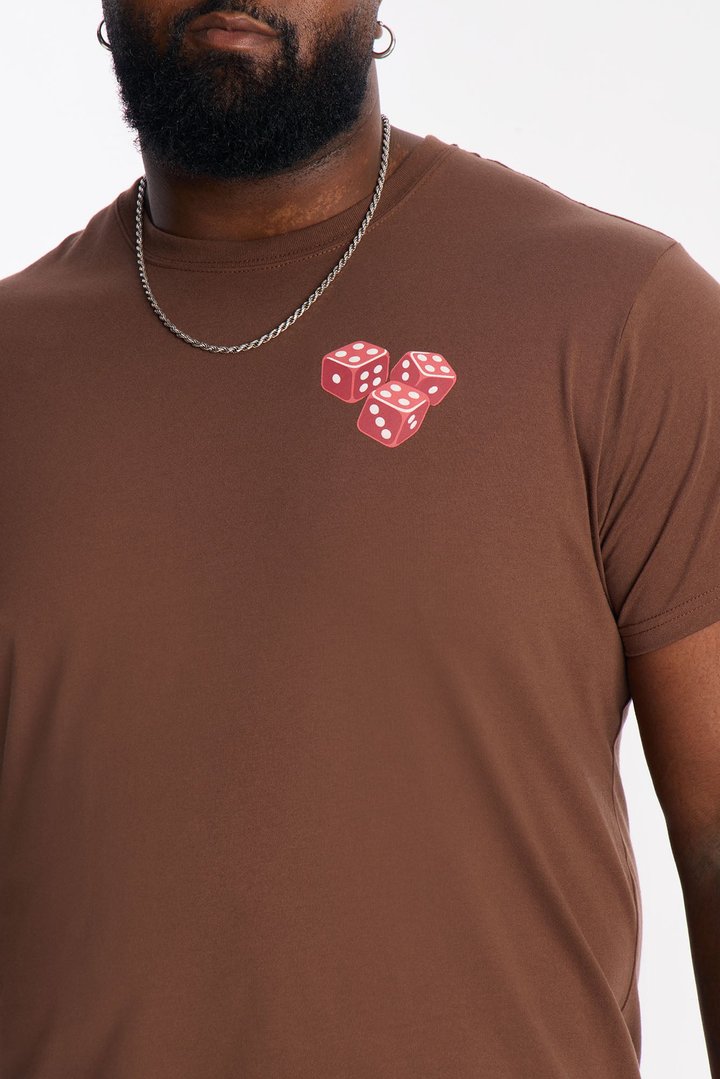 Fearless Risk Takers Short Sleeve Tee - Brown