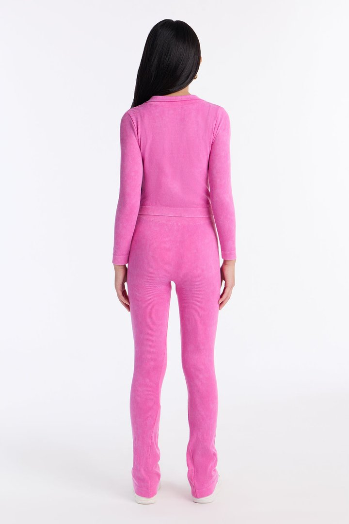 Mini I'm Always Around Pant Set - Hot Pink
