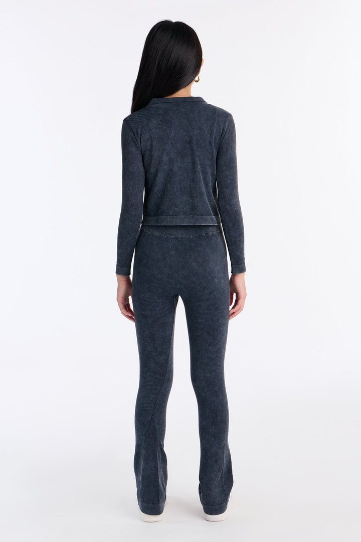 Mini Every Time Flare Leg Pant Set - Grey