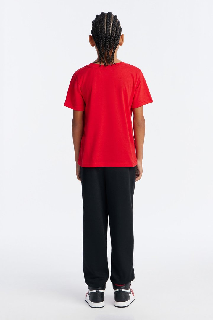 Mini Real Rare Jogger Pant Set - Red/combo