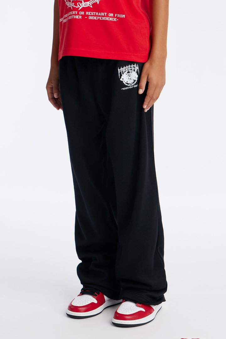 Mini Freedom Jogger Pant Set - Red/Black