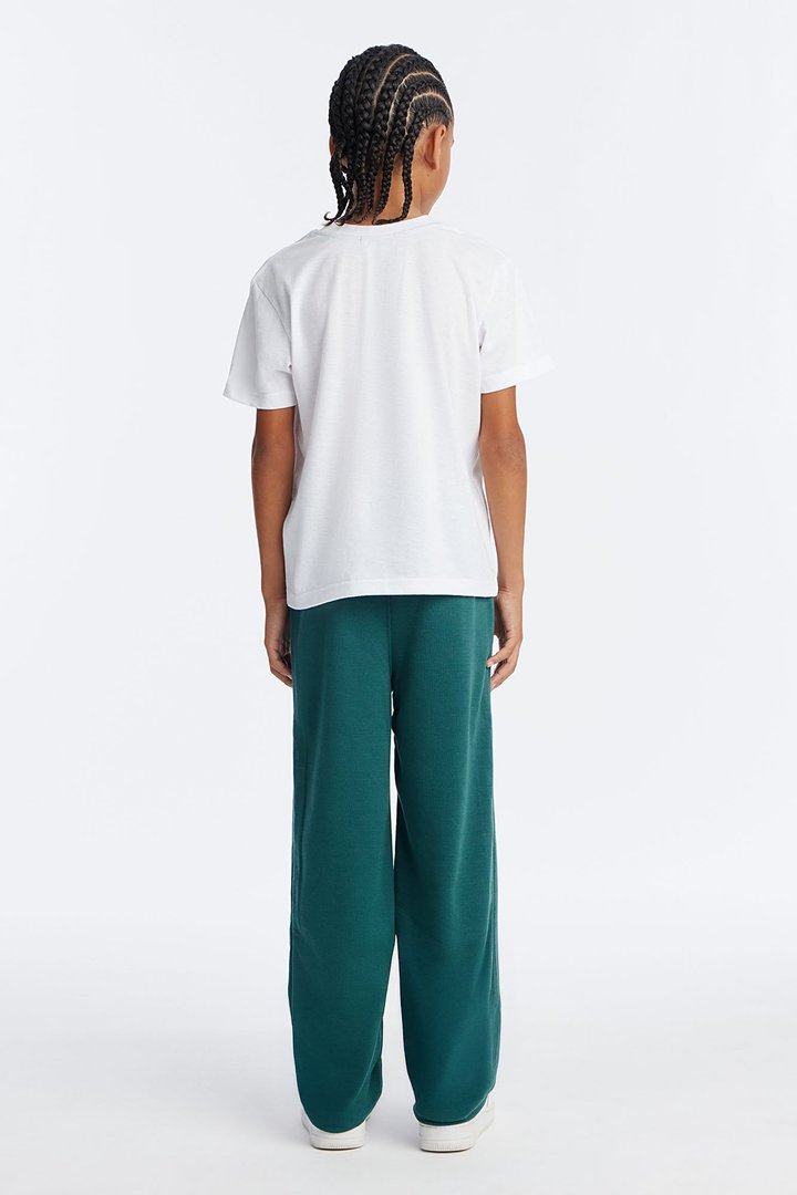 Mini Trust The Process Jogger Pant Set - White/combo