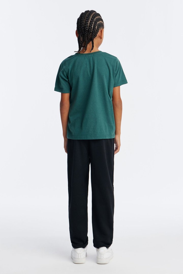 Mini Forever Young Jogger Pant Set - Green/combo