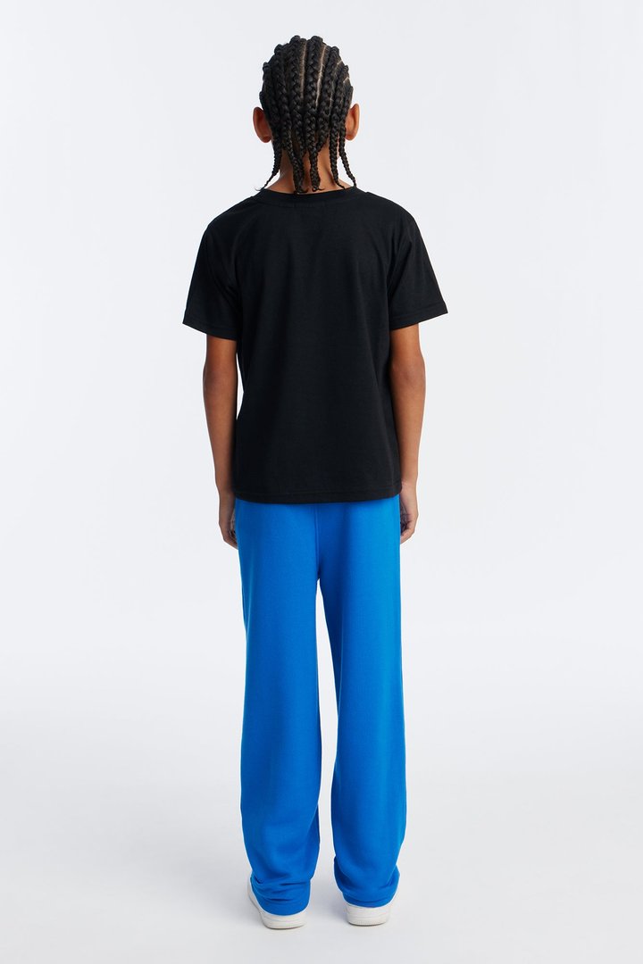 Mini Smile Straight Leg Pant Set - Black/combo