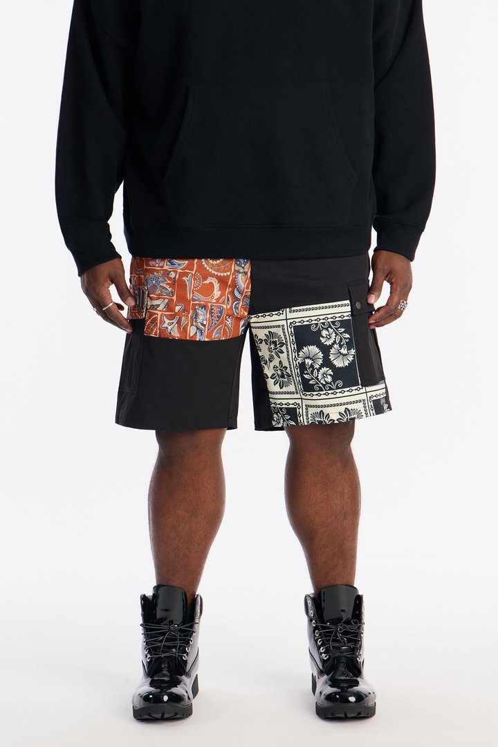 Relaxed Bowery Remix Short - Black